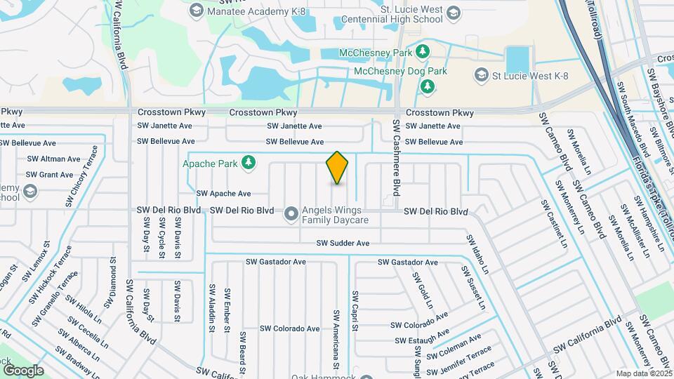 1751 SW Angelo St Map and Location Details