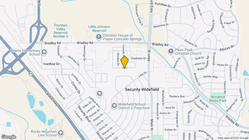 4702 Witches Hollow Ln Mapa y Detalles de la Ubicación