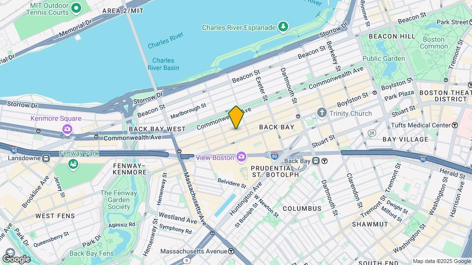 262 Newbury St, Unit 14 Map and Location Details