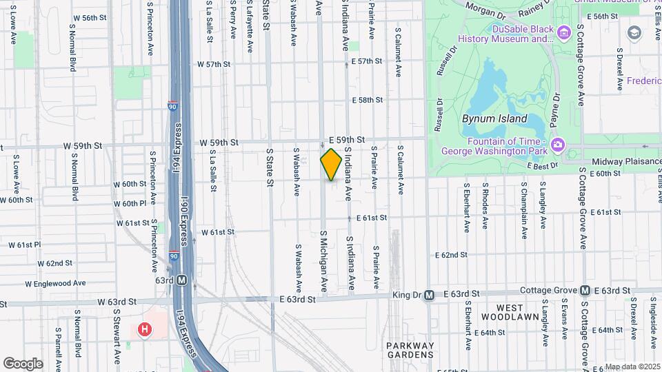 6015 S Michigan Ave Map and Location Details