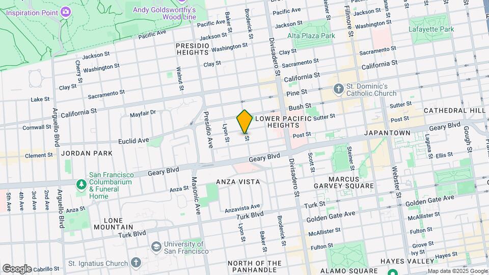 1431 Baker St Mapa y Detalles de la Ubicación