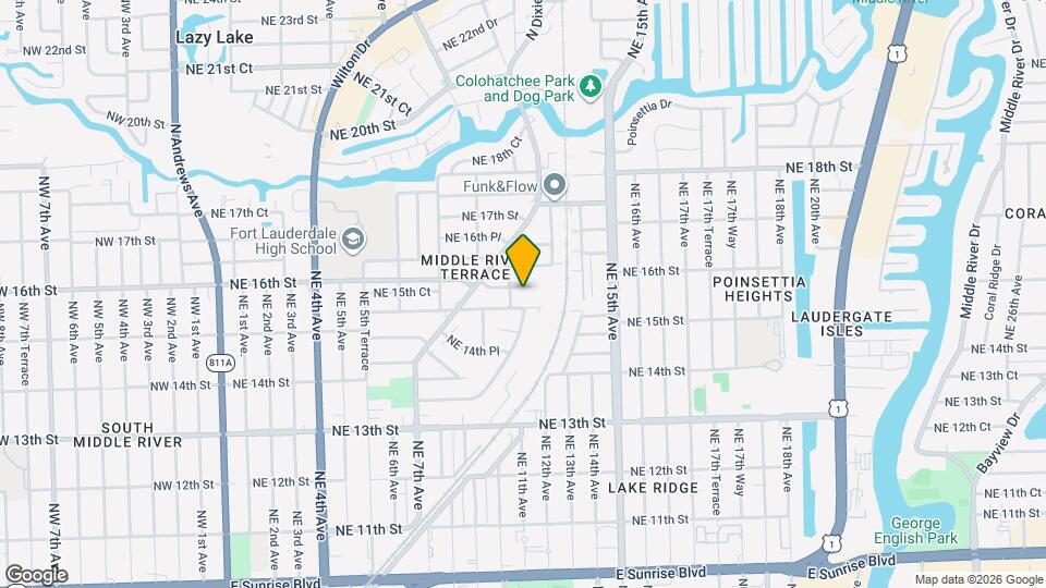 1108 NE 16th St Map and Location Details