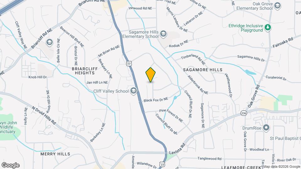 1596 Deer Park Rd NE Mapa y Detalles de la Ubicación