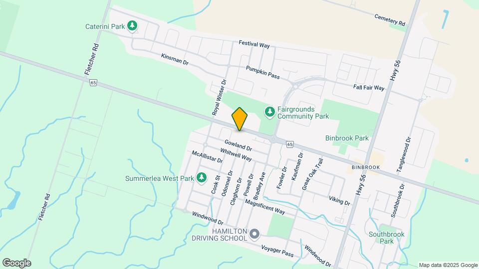 3385 Binbrook Rd Map and Location Details