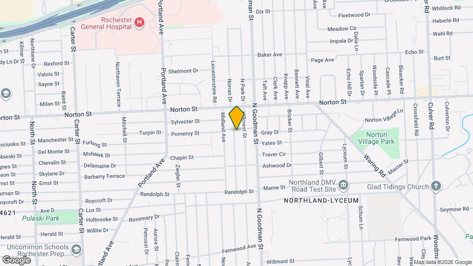 180 Norran Dr Mapa y Detalles de la Ubicación