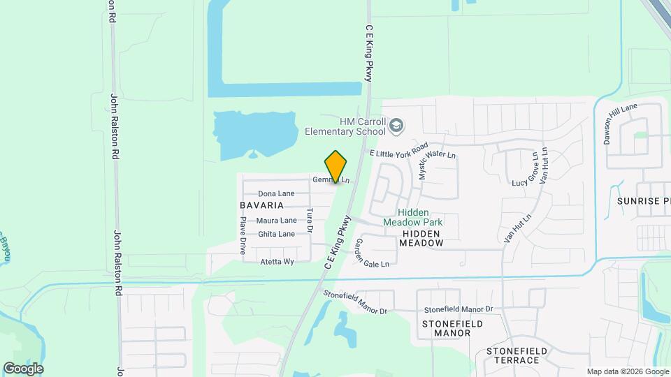 12447 Dona Lane Map and Location Details
