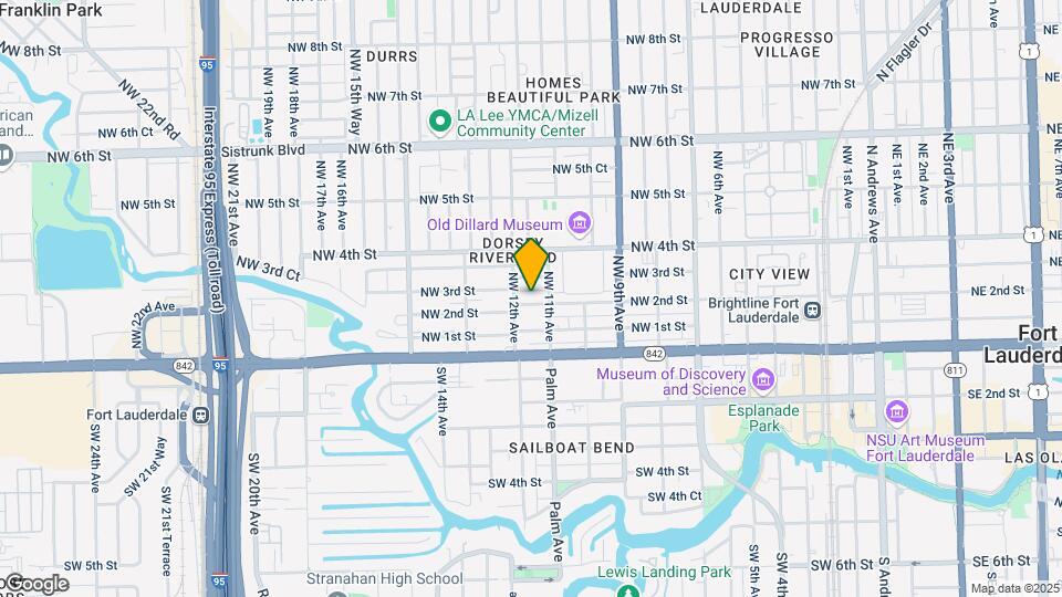 1125 NW 2nd St Mapa y Detalles de la Ubicación