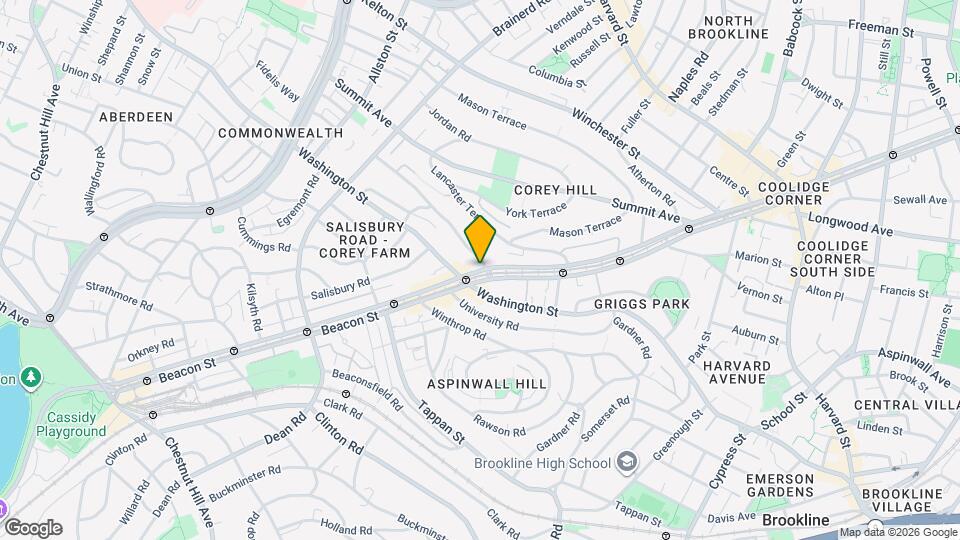 1602 Beacon St Map and Location Details