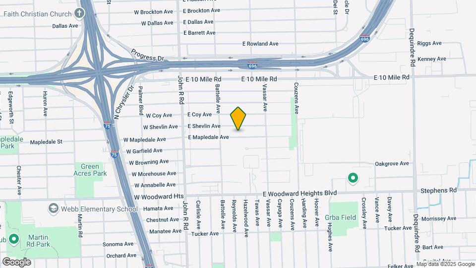 577 E Mapledale Ave Map and Location Details