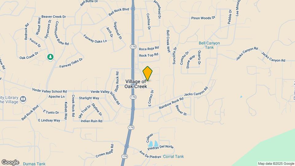 155 Canyon Diablo Rd Map and Location Details