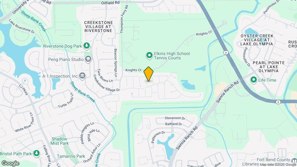 5623 Maverick Bend Lane Map and Location Details