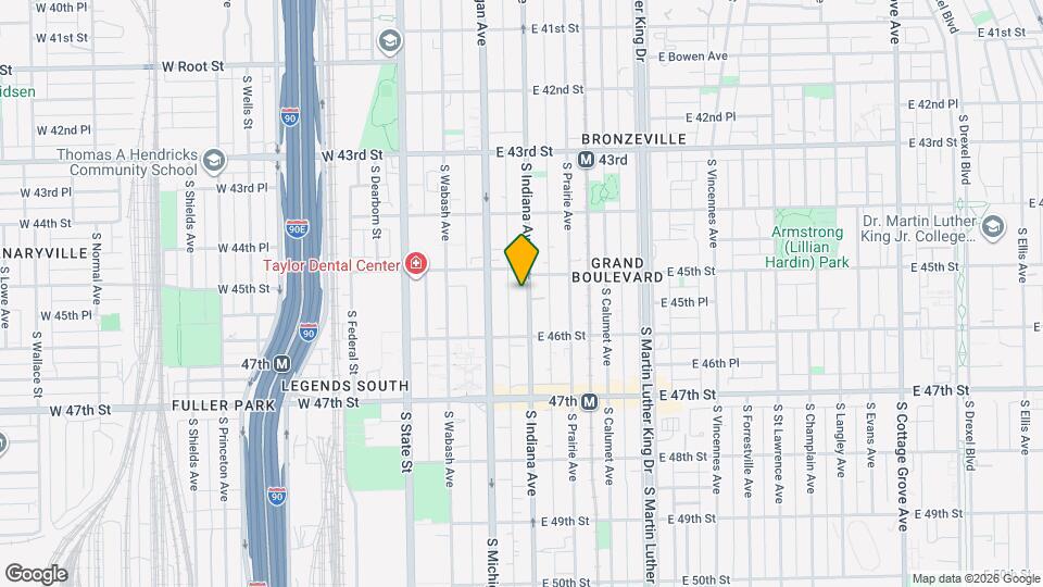 4518 S Indiana Ave Map and Location Details