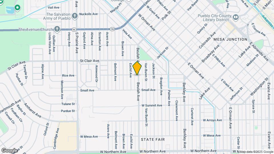 807 Beulah Ave Map and Location Details