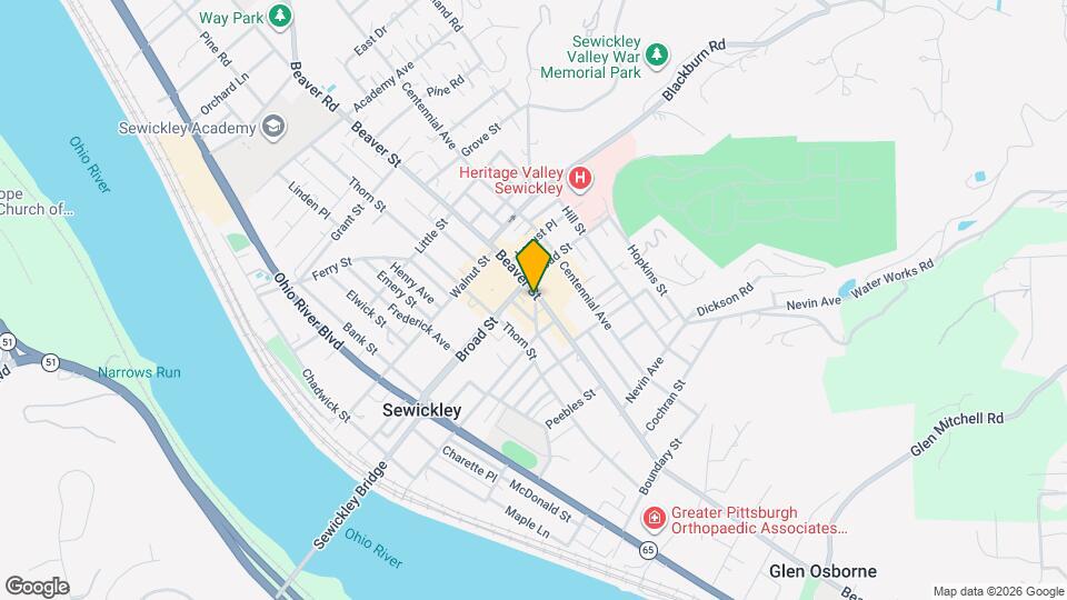 516 Division St, Unit Apt 2 Map and Location Details
