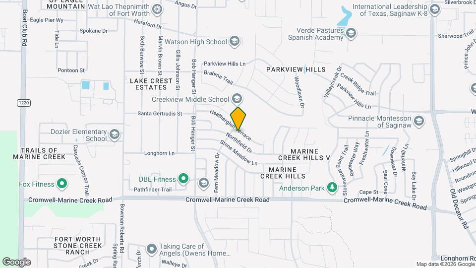 5717 Heatherglen Terrace Mapa y Detalles de la Ubicación
