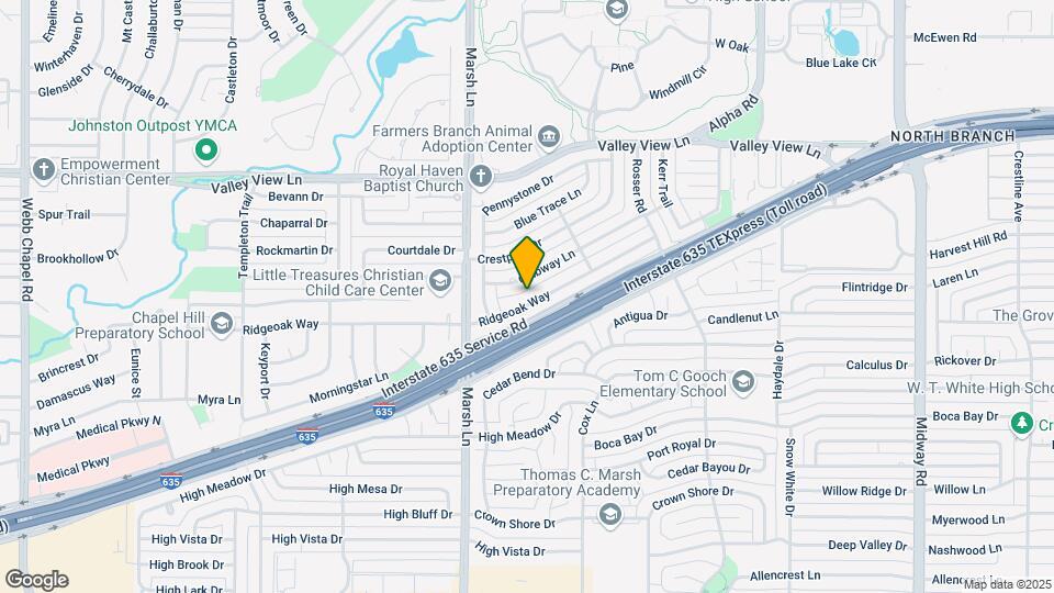 3751 Ridgeoak Way Map and Location Details
