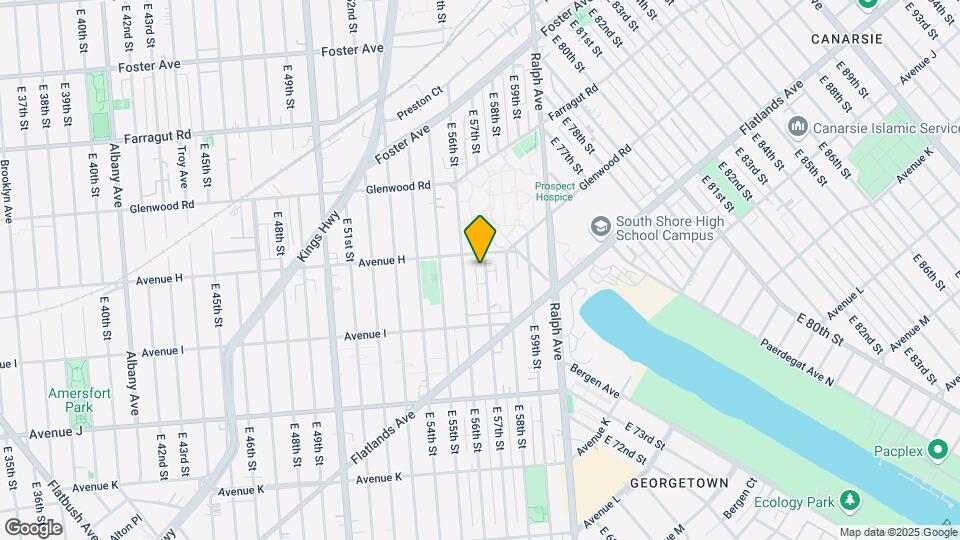 820 E 57th St Map and Location Details