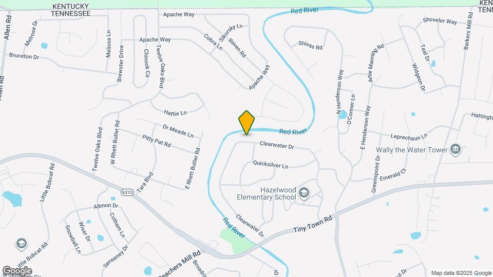 3428 Clearwater Dr Map and Location Details