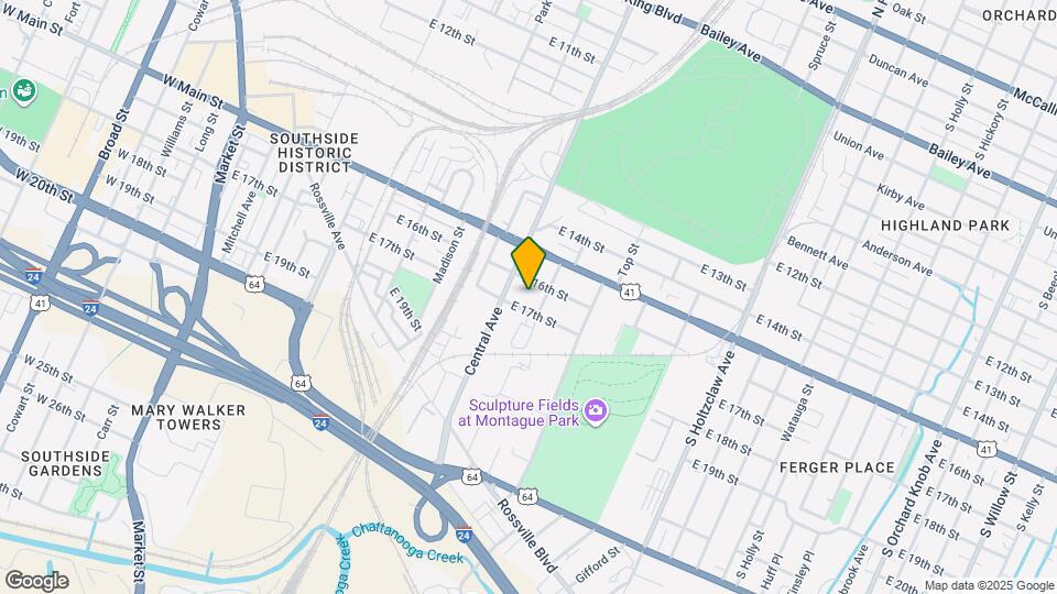 1615 Fagan St Map and Location Details