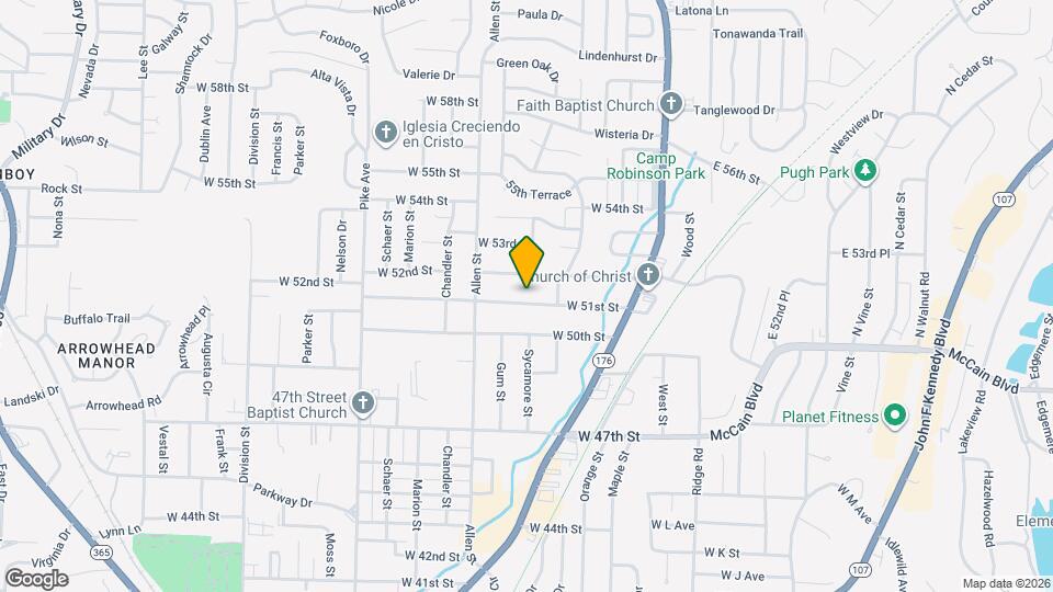 407 W 51st St Map and Location Details