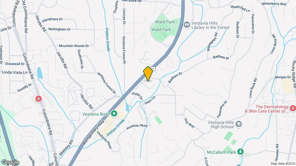 Vestavia Park Apartments, LLC Map and Location Details