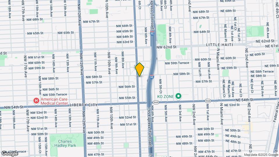 5755 NW 7th Ave Map and Location Details