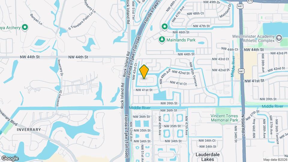 5069 NW 41st Ct Map and Location Details