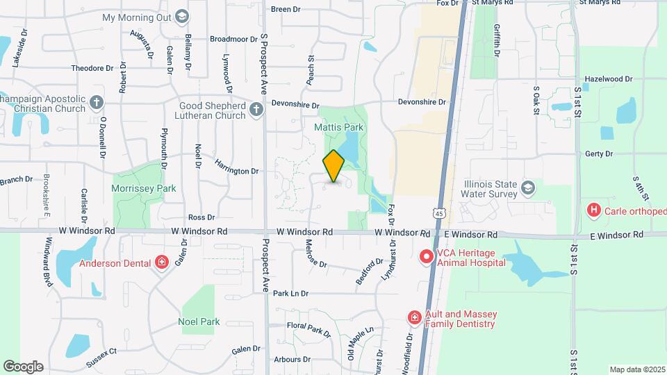 2104 Melrose Dr Map and Location Details
