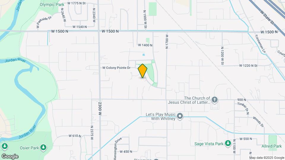 1879 W Colony Pointe Dr Map and Location Details