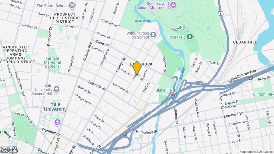 109 Foster St Map and Location Details