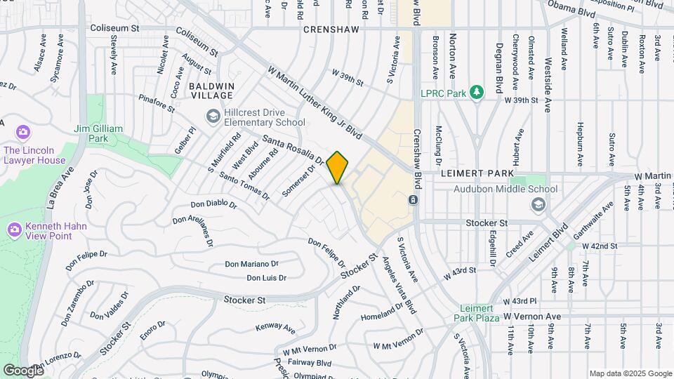 3790 Santa Rosalia Dr Mapa y Detalles de la Ubicación