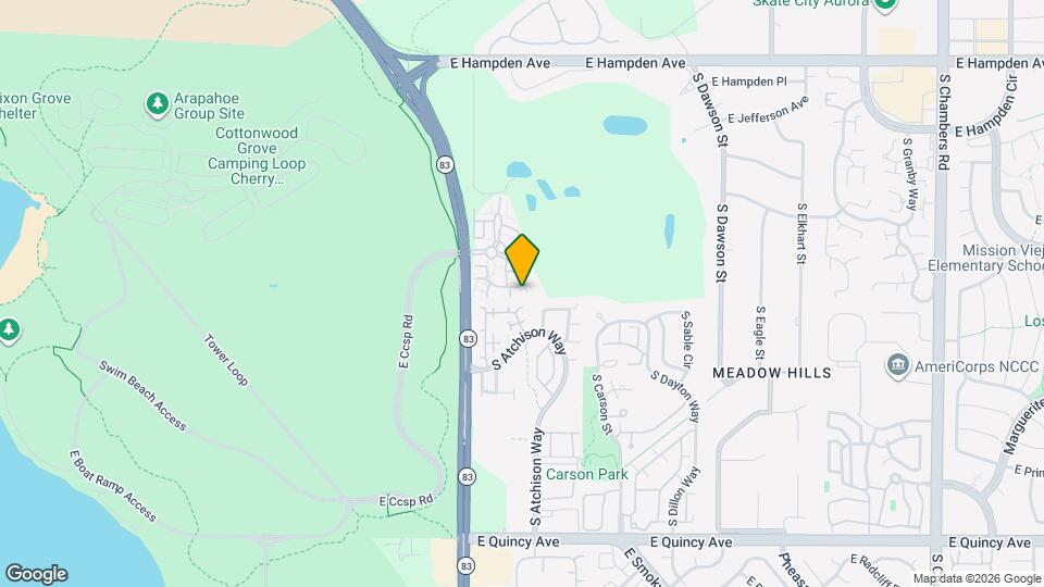 13824 E Lehigh Ave Map and Location Details