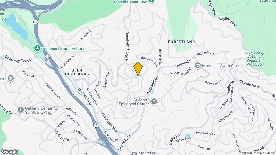 6022 Merriewood Dr Mapa y Detalles de la Ubicación