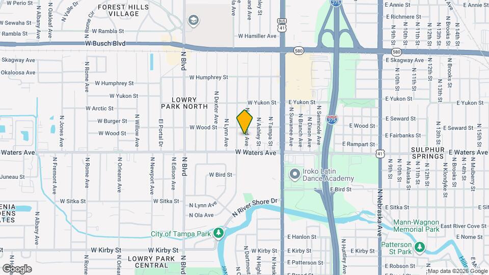 8424 N Highland Ave Mapa y Detalles de la Ubicación