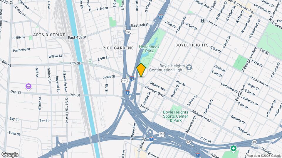 755 S Boyle Ave Mapa y Detalles de la Ubicación