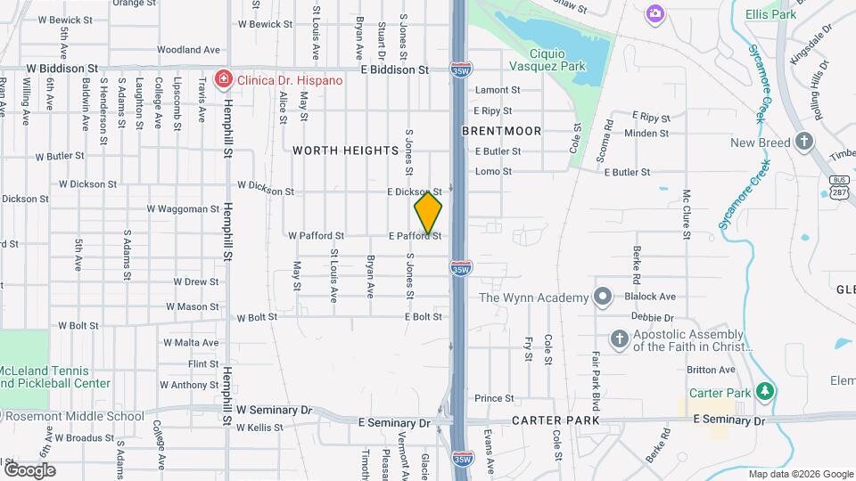 516 E Pafford St Map and Location Details