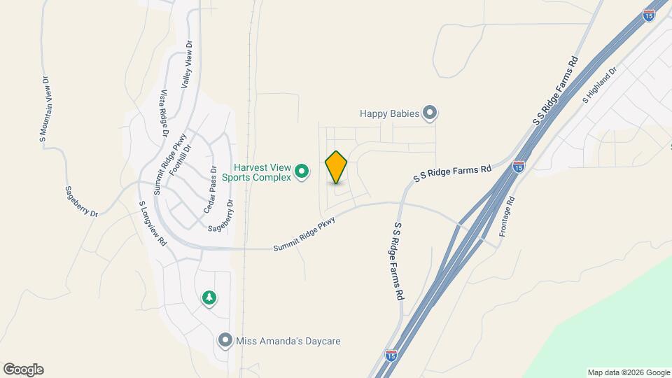 1256 W Hidden Spg Dr Map and Location Details