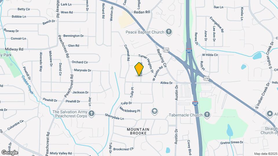 1427 Dennis Dr Map and Location Details