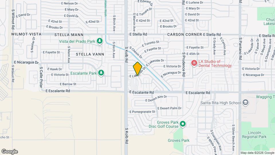 3636 S Marvin Pl Mapa y Detalles de la Ubicación