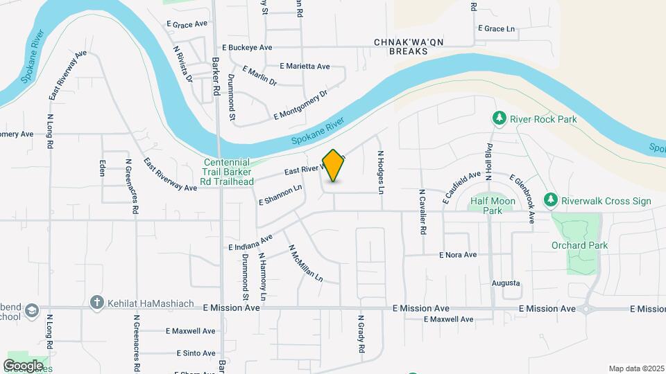 1902 N Rio Grande Ln Map and Location Details