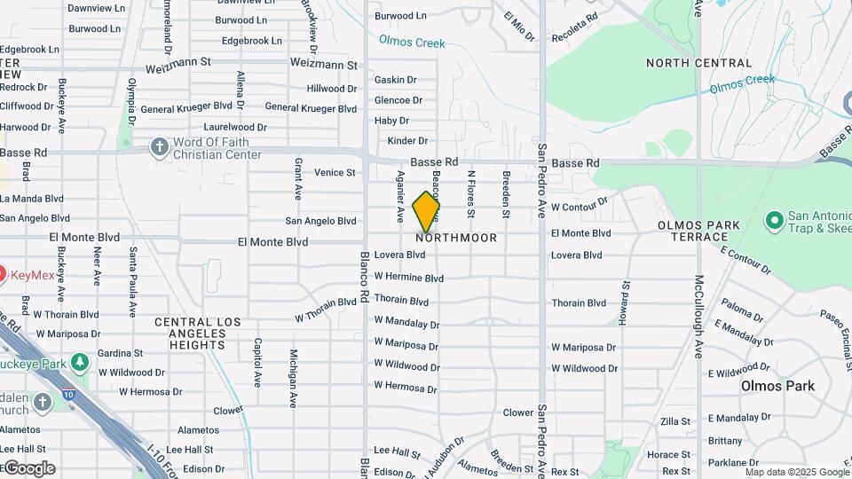 610 El Monte Blvd Map and Location Details