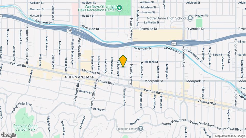 4451 Stansbury Ave Map and Location Details