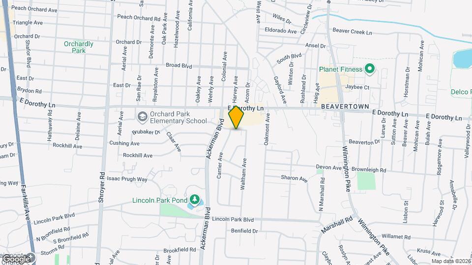 954 Brubaker Dr Map and Location Details