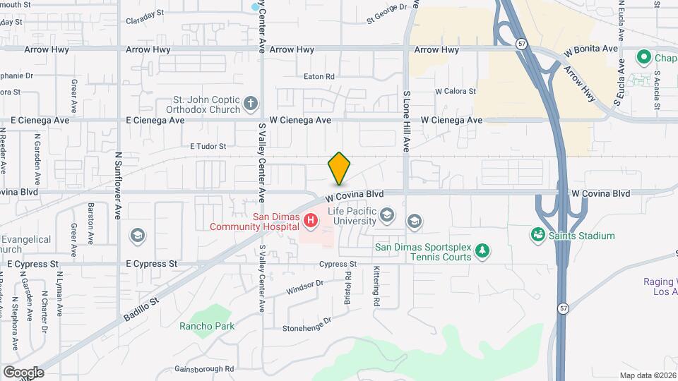 1250 Stratford Ln Map and Location Details