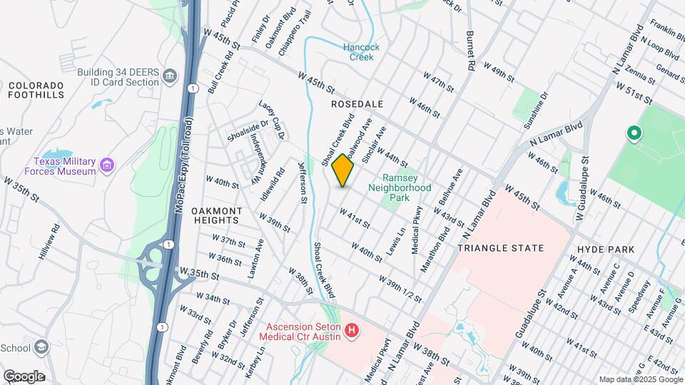 4108 Sinclair Ave Map and Location Details