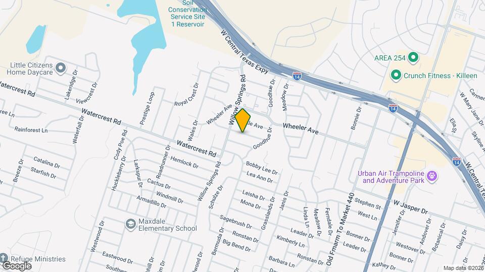 2102 Cascade Dr Map and Location Details