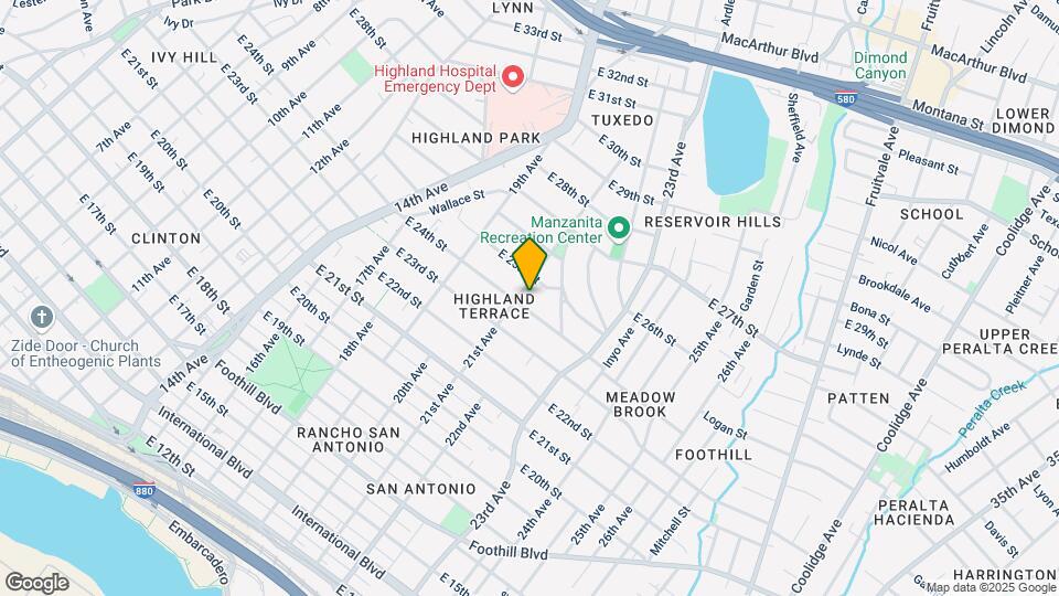 2422 21st Ave Map and Location Details
