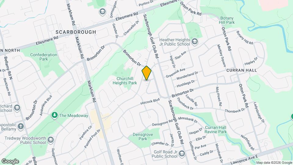 38 Jeffton Crescent Map and Location Details