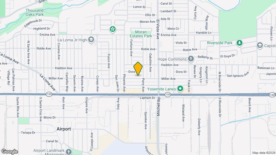 2037 Miller Ave Map and Location Details