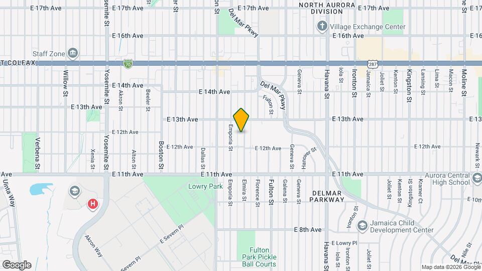 1233 Elmira St Map and Location Details